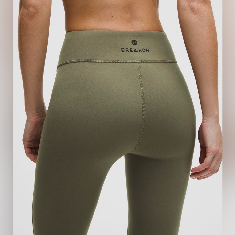 #555 NWT Lululemon Santa Monica High-Rise Tight 28” Erewhon -Paris Green - Sz 6